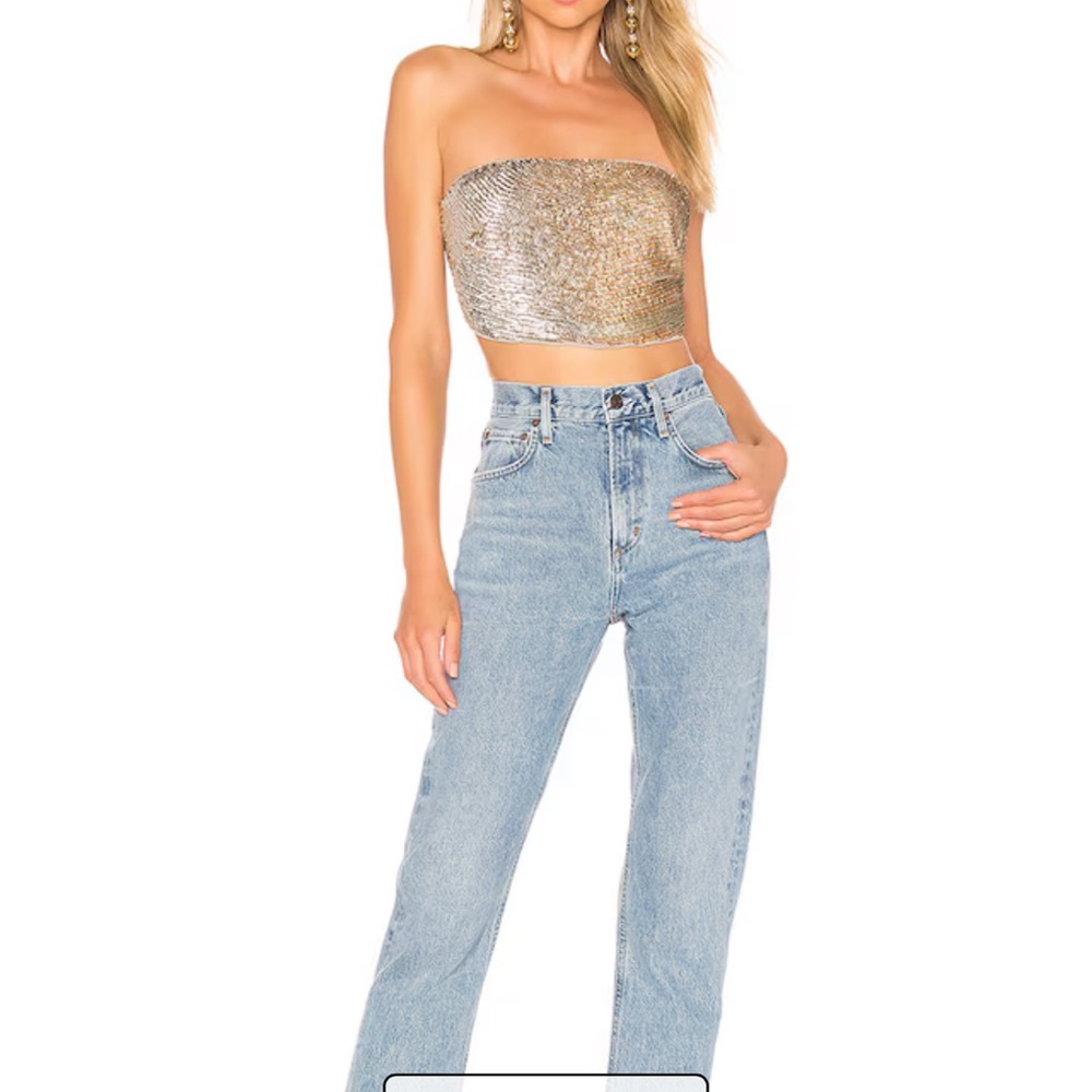 Agolde Cherie High Rise Straight Jeans in Merit Sz 27 / 4